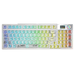  Bàn phím AULA F98 PRO TM (Trắng/ Ice Crystal Switch) F98PB 