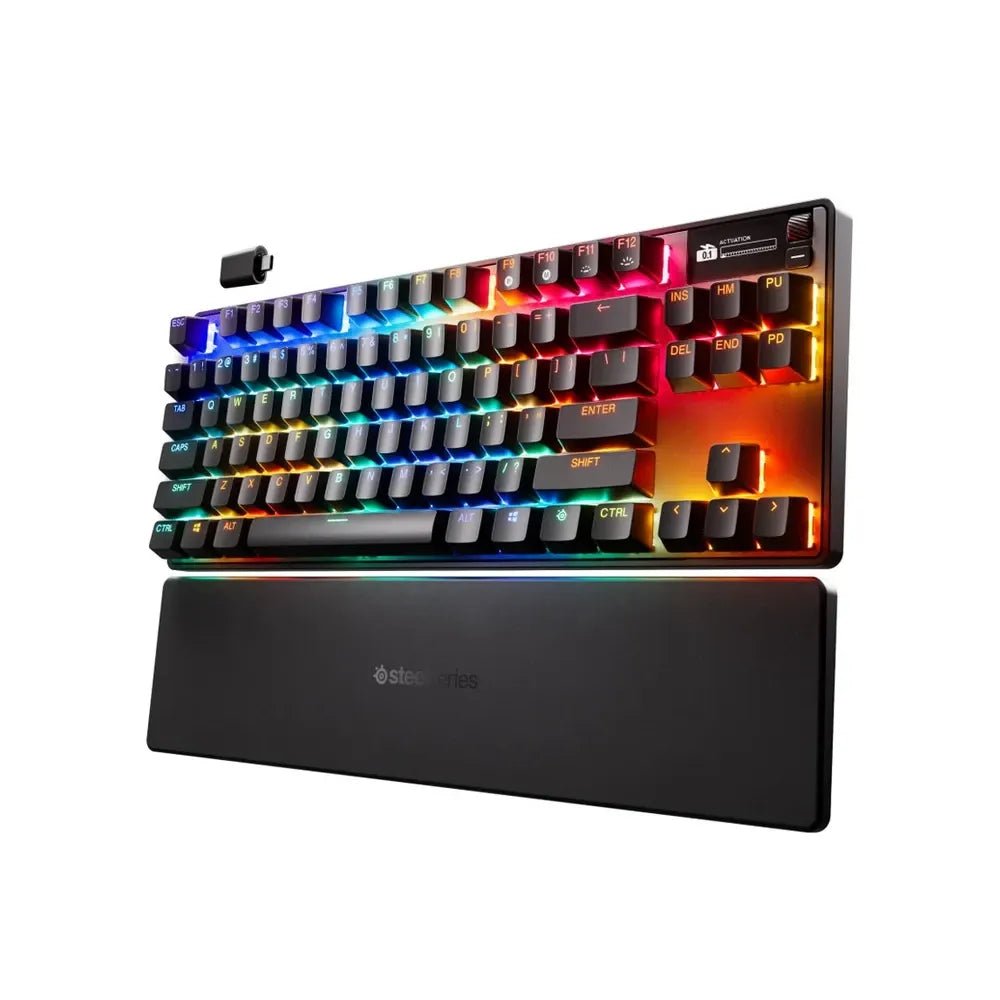 Bàn phím cơ SteelSeries Apex Pro TKL Gen 3 Wireless (Layout US) - Đen