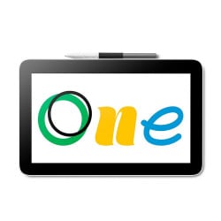 Ảnh minh họa Bảng vẽ Wacom One pen display USB-C DTC121W0C 2