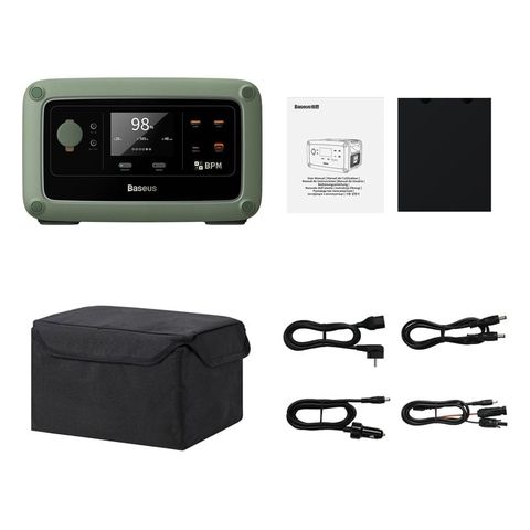 Baseus ioTa Series Portable Power Station 450W (DE/EU 220V) Cold Green