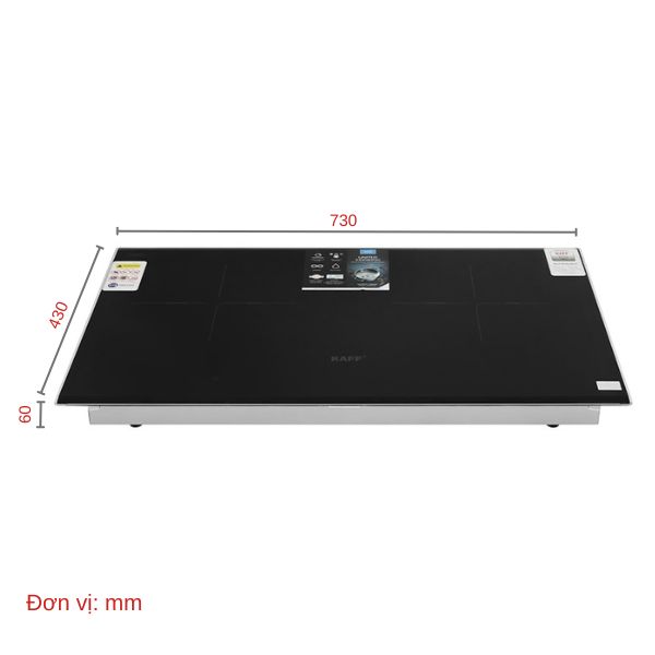 Ảnh minh họa BẾP CẢM ỨNG TỪ ĐÔI KAFF KF-HID7348II 1