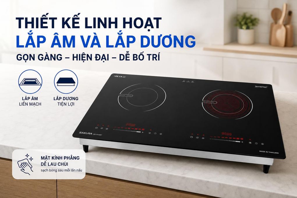 Ảnh minh họa Bếp điện từ hồng ngoại Sakura DS-3530BT 4400W 1