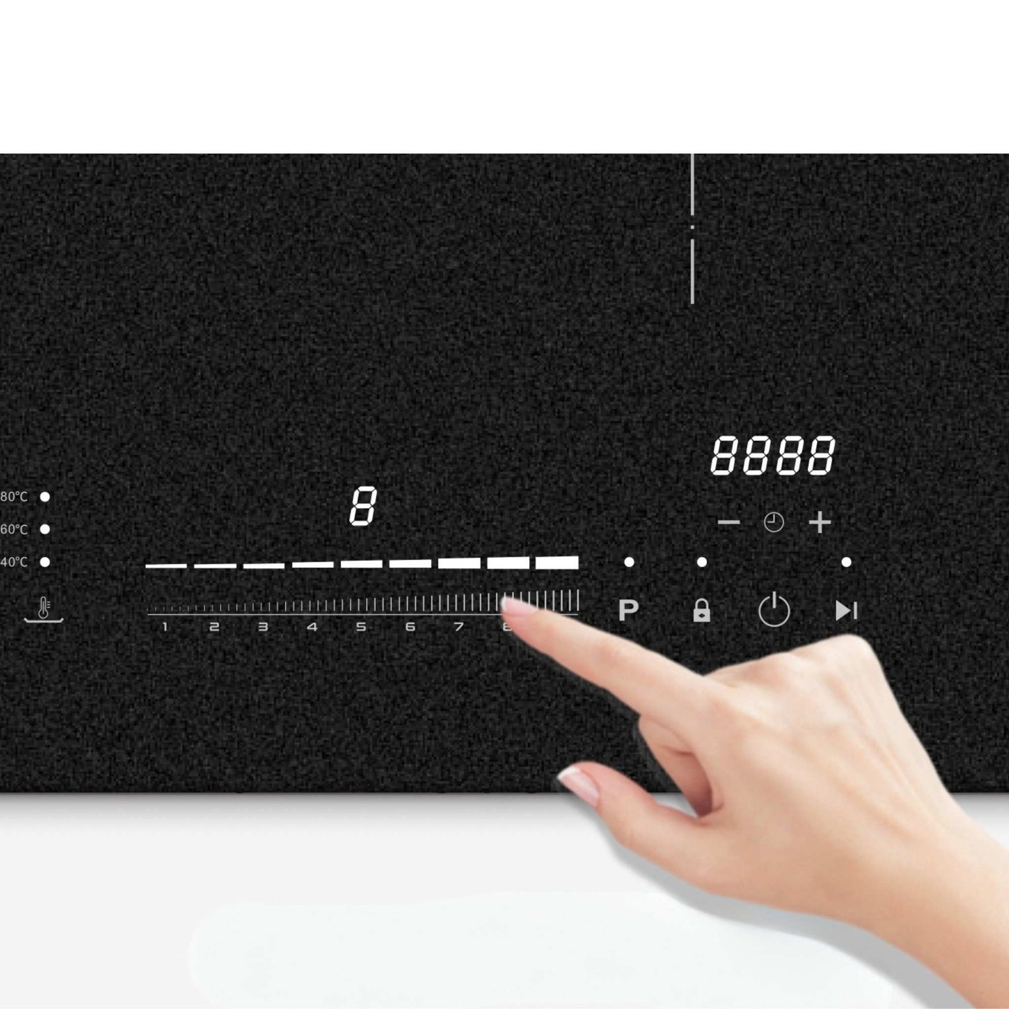 Ảnh minh họa Bếp từ đôi âm Hafele HC-I73244B (536.61.717) 4400W 1