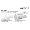 Bếp từ đôi âm Hafele HC-I73244B (536.61.717) 4400W