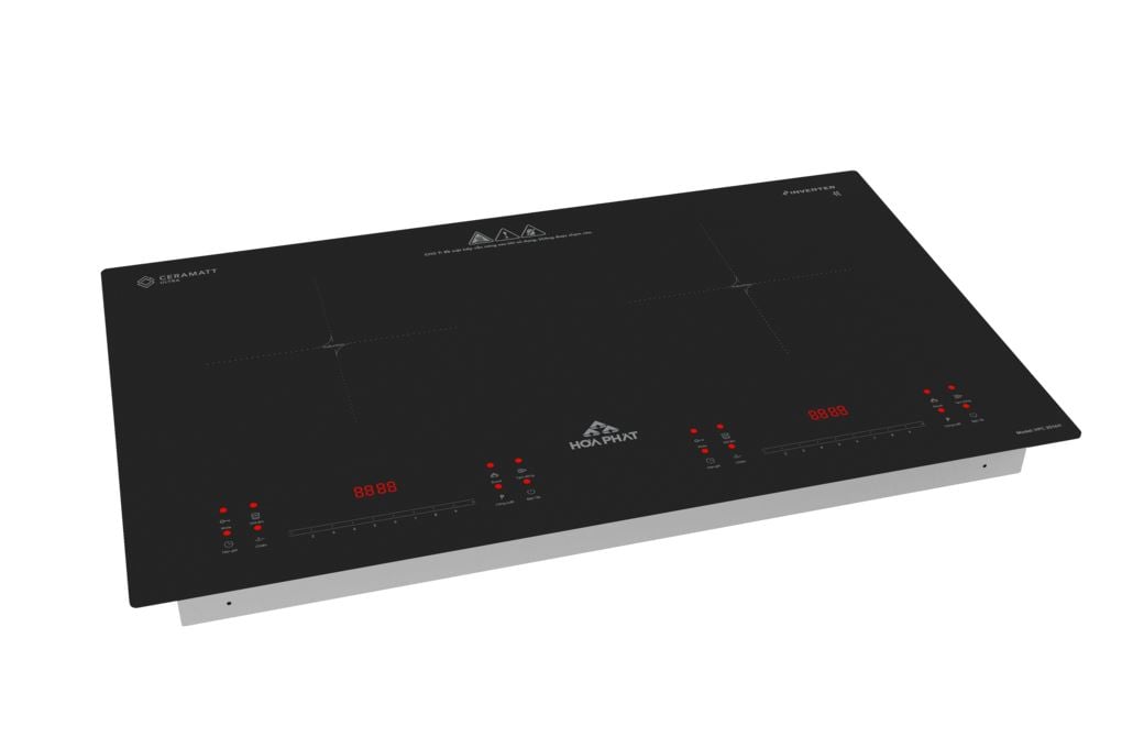 Ảnh minh họa Bếp từ đôi âm Hòa Phát HPC 3D16H 4800W 2