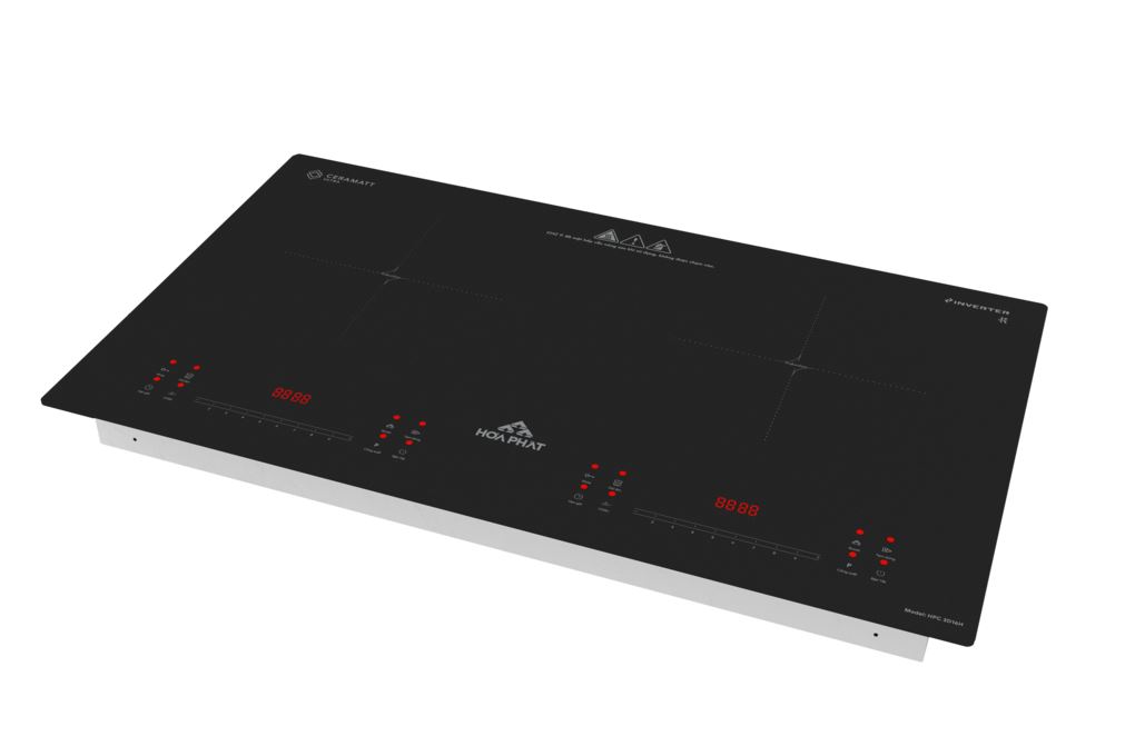 Ảnh minh họa Bếp từ đôi âm Hòa Phát HPC 3D16H 4800W 3