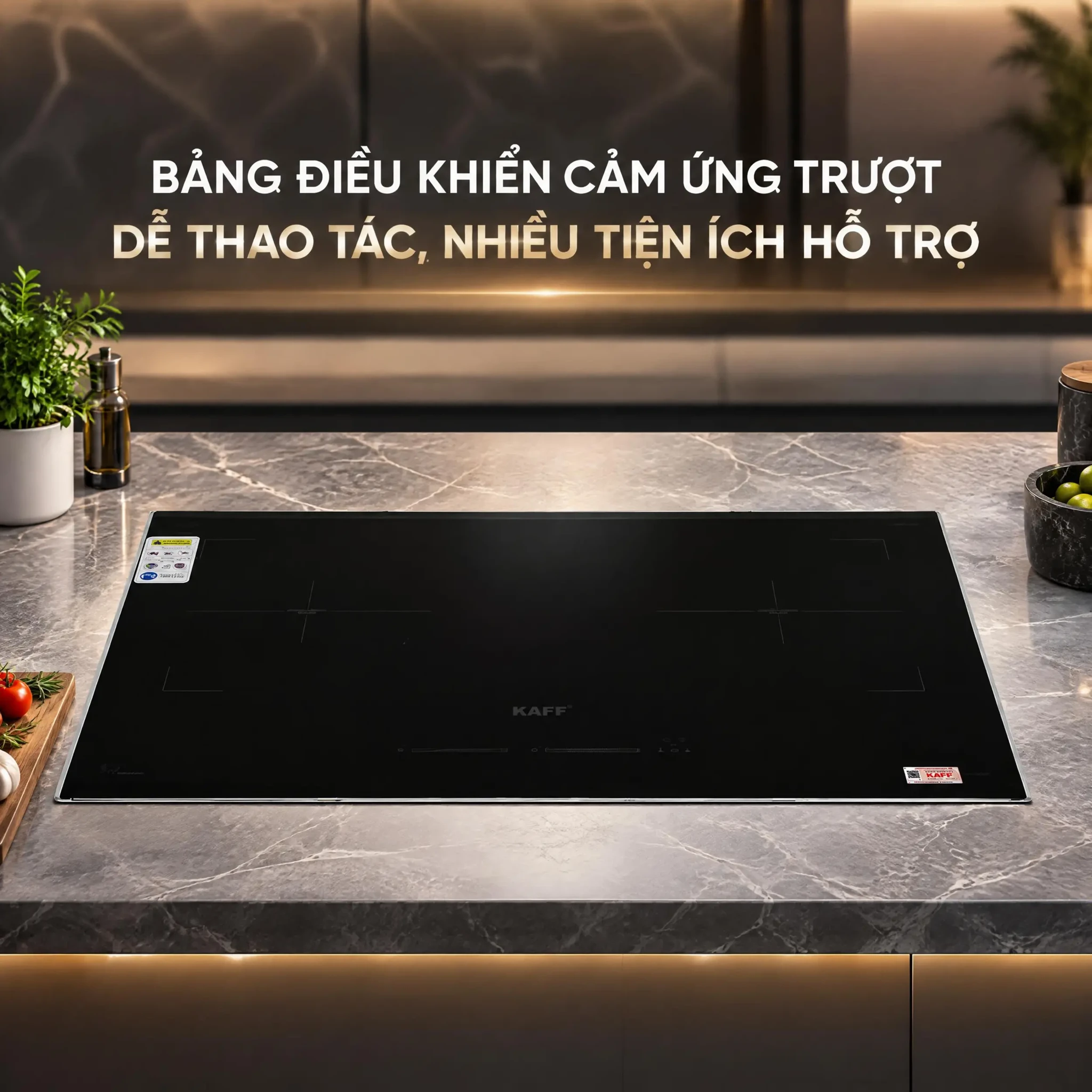 Ảnh minh họa Bếp từ đôi âm KAFF KF-VS9885II 4600W 2