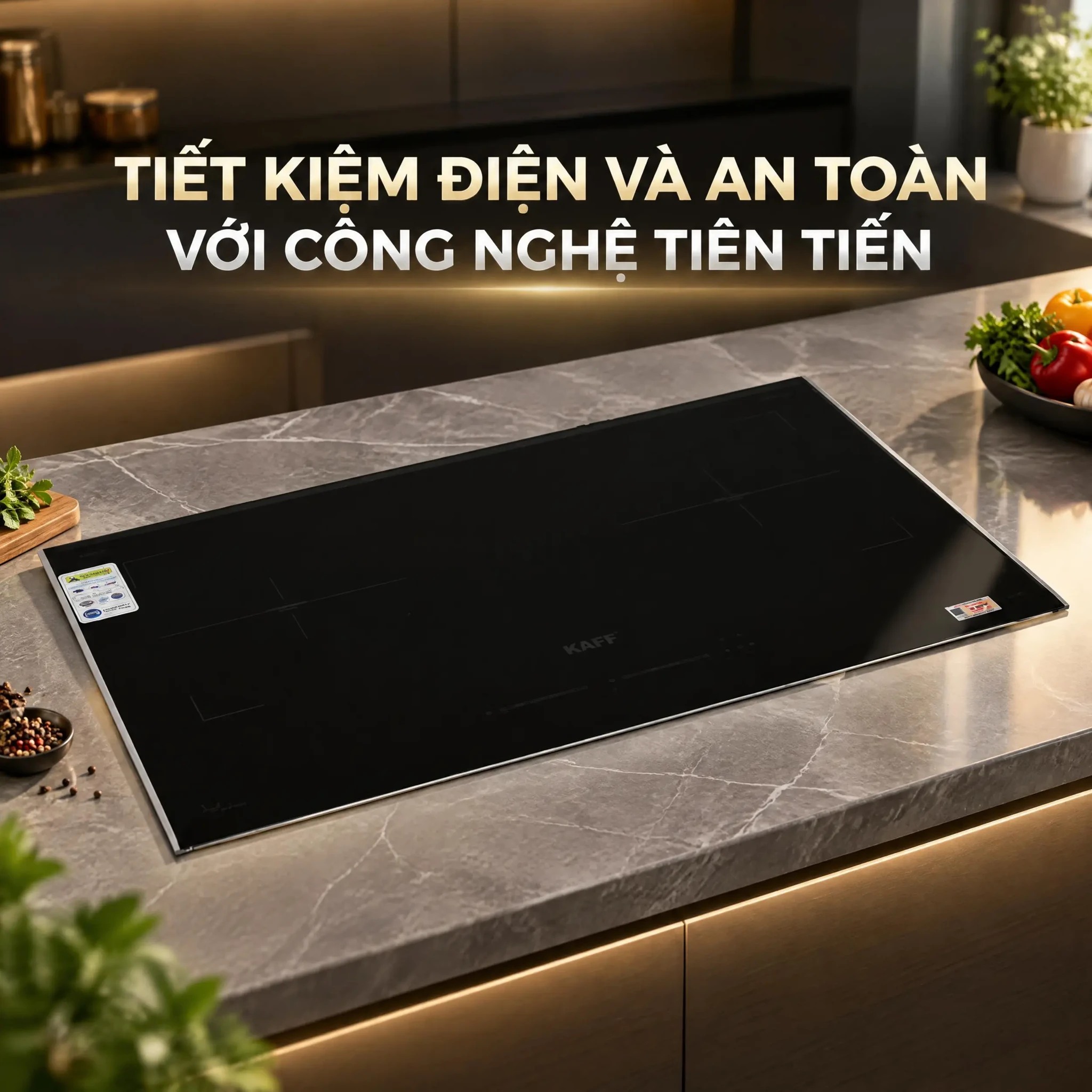 Bếp từ đôi âm KAFF KF-VS9885II 4600W