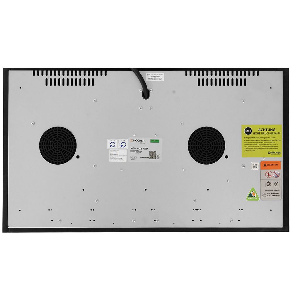 Ảnh minh họa Bếp từ đôi âm Kocher X Nano 6 Pro 4000W 1