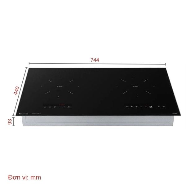 Ảnh minh họa Bếp từ đôi lắp âm Panasonic KY-C1W70KRA 1