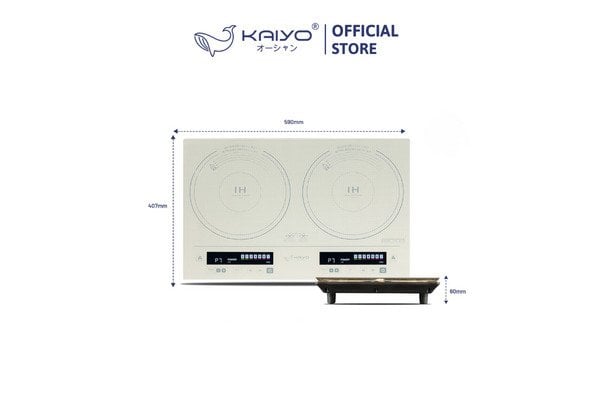 Bếp từ đôi lõi đồng Kaiyo KIH-4076 (KIH-407)