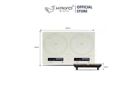 Bếp từ đôi lõi đồng Kaiyo KIH-4076 (KIH-407)