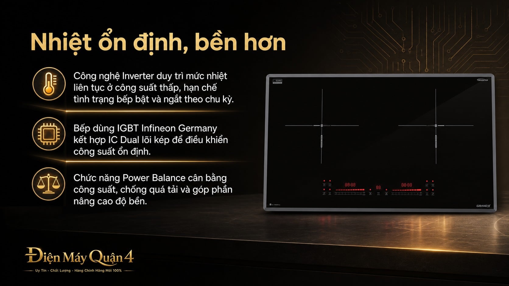 Ảnh minh họa Bếp từ GrandX GX IH666Plus 1