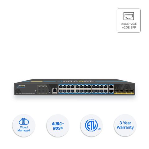 Thiết bị Switch doanh nghiệp Aurcore AES2002 24 x GE