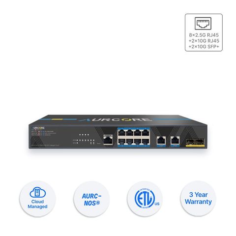 Thiết bị Switch doanh nghiệp Aurcore AES4101 8 x 2.5GE