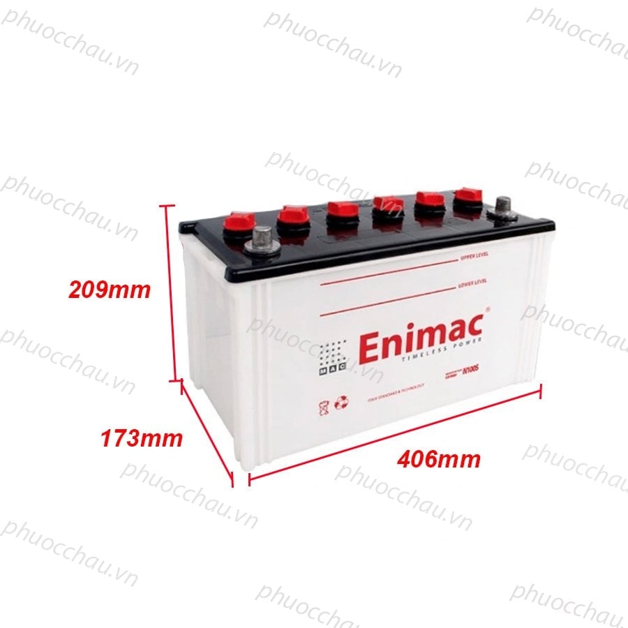 Ảnh minh họa Bình Ắc Quy ENIMAC N100S (12V-95Ah) 2
