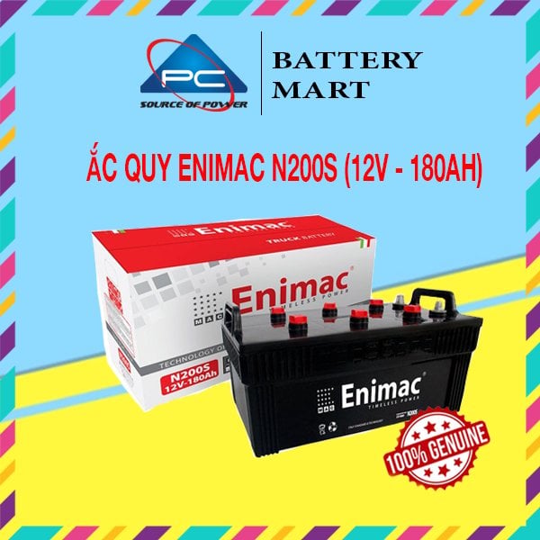 Ảnh minh họa Bình Ắc Quy ENIMAC N200S (12V-180Ah) 1