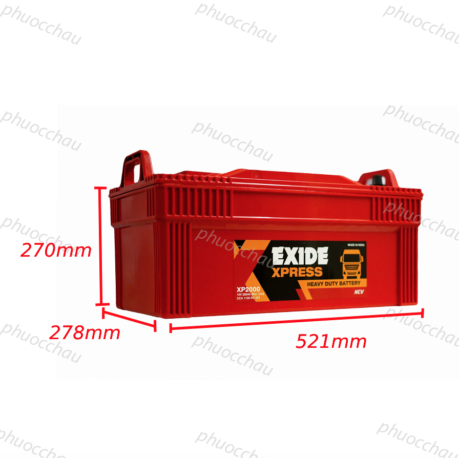 Ảnh minh họa Bình Ắc Quy EXIDE XP2000 12V-200Ah 1