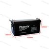 Bình Ắc Quy Khô PHOENIX TS121200 12V-120AH