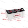 Bình Ắc Quy Xe Tải, Xe Ô Tô 12V-165Ah, Ắc Quy ENIMAC N150P