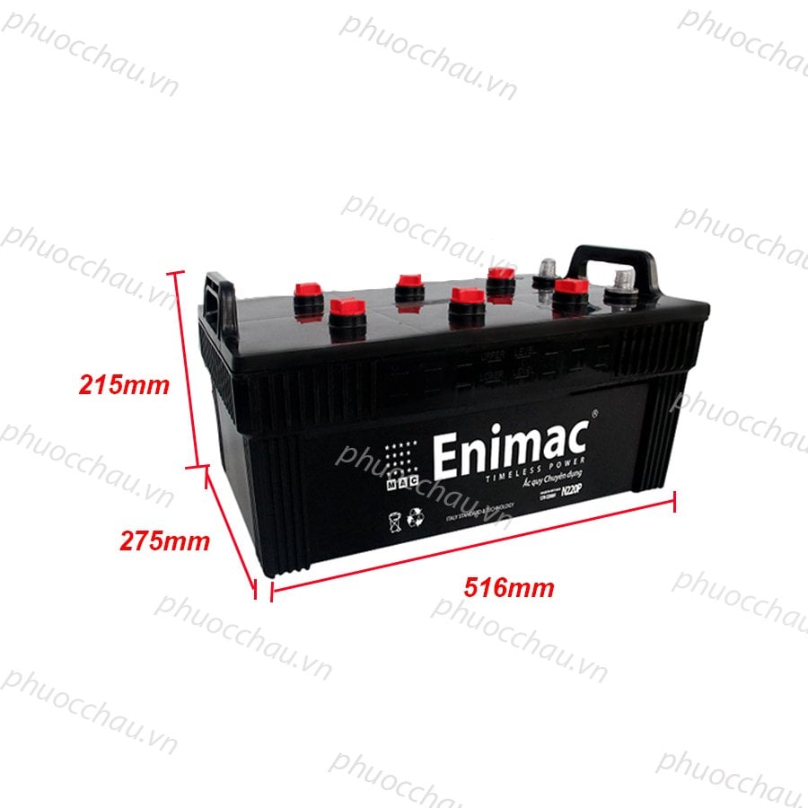 Ảnh minh họa Bình Ắc Quy Xe Tải, Xe Ô Tô 12V-220Ah, Ắc Quy ENIMAC N220P 2