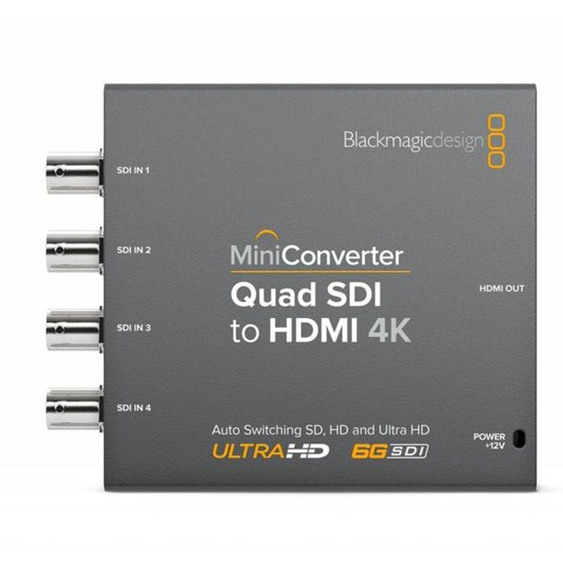 Ảnh minh họa Blackmagic Mini – Quad SDI To HDMI 4K 2 (CONVMBSQUH4K2) 1
