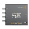 Blackmagic Mini – Quad SDI To HDMI 4K 2 (CONVMBSQUH4K2)
