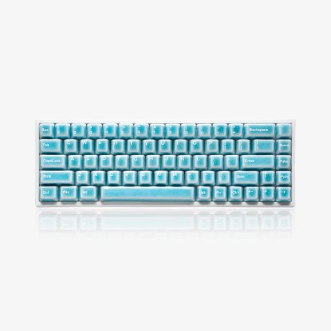 Keycap Ceramic Set V2 Blue Crazed – Keycap gốm xanh rạn độc đáo