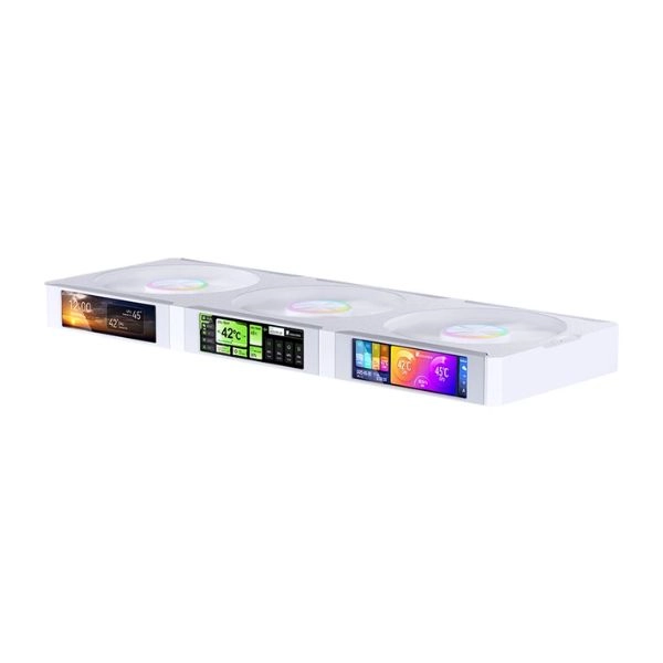 Ảnh minh họa Bộ 3 Fan Case Jonsbo ZC-360W White (Fan xuôi) 1