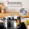 Bộ 3 nồi Inox cao cấp Tefal Duetto Plus, quánh 16cm/nồi 20cm/nồi 24cm