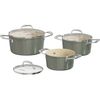 Bộ 3 nồi nhôm chống dính nắp kính Sunhouse Healthy SHG2210DM