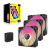 Bộ 3 quạt Corsair iCUE LINK RX120 MAX RGB Black (CO-9051034-WW)