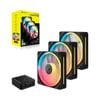 Bộ 3 quạt Corsair LX120 RGB BLACK (CO-9051026-WW)