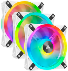  Bộ 3 quạt Corsair QL120 WHITE RGB LED kèm Node Core (CO-9050104-WW) 