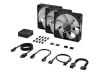 Bộ 3 quạt máy tính Corsair RX120 RGB CO-9051018-WW