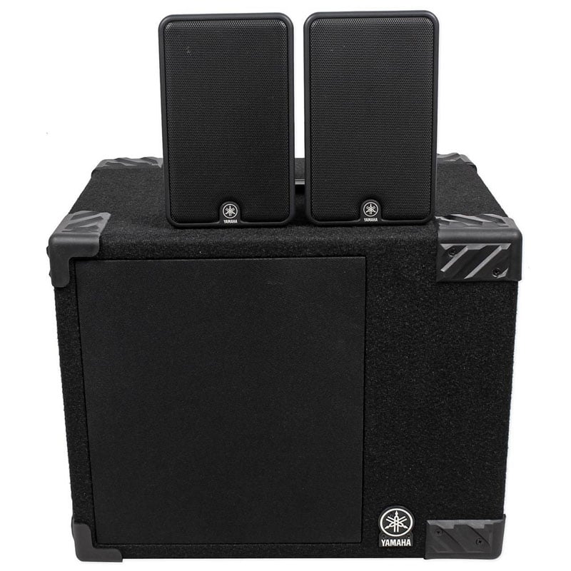 Bộ amply trống + loa 2.1 Yamaha MS550DR, Công suất 90W, Jacks (L/Mono, R)