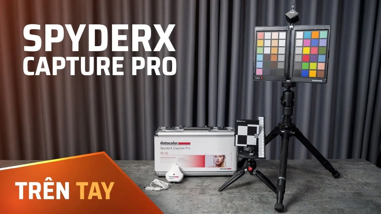 Ảnh minh họa Bộ cân màu nhiếp ảnh Datacolor SpyderX Capture Pro 1