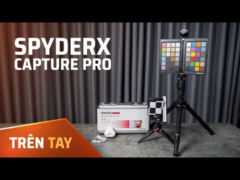 Ảnh minh họa Bộ cân màu nhiếp ảnh Datacolor SpyderX Capture Pro 3