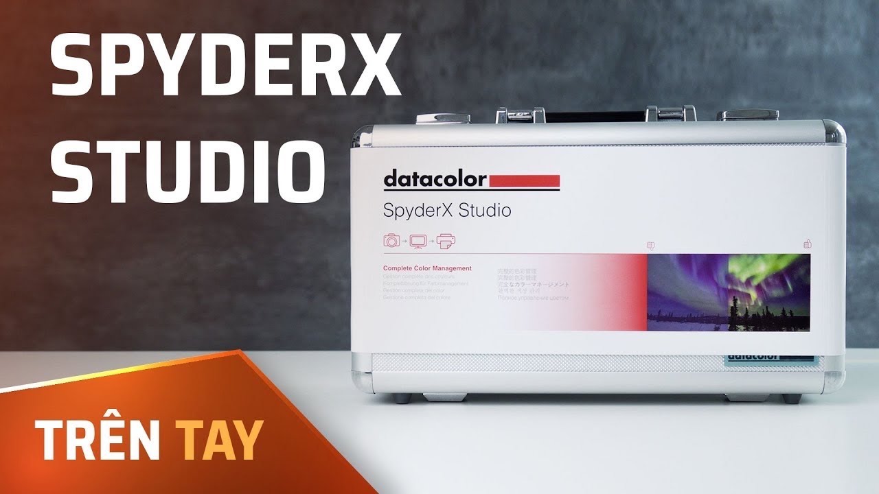 Ảnh minh họa Bộ cân màu sắc in ấn Datacolor SpyderX Studio 3