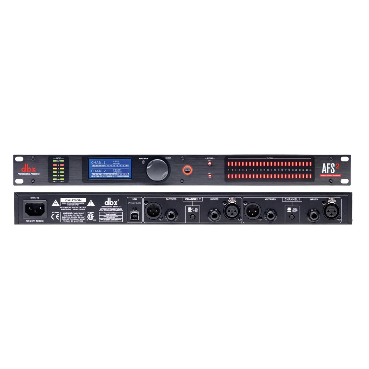 Ảnh minh họa Bộ chống hú DBX AFS2 3