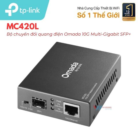 Bộ Chuyển Đổi Quang TP-LINK MC420L | Chính Hãng Gigabit SFP
