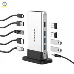  Bộ chuyển đổi Type C 10 trong 1 Lention CB-D55 - Bạc 