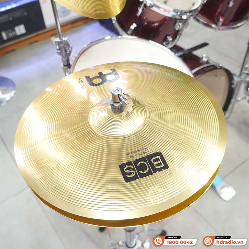 Ảnh minh họa Bộ Cymbal Meinl BCS (Hi-hats 14 x 2, Crash 16”, Ride 20”) 2