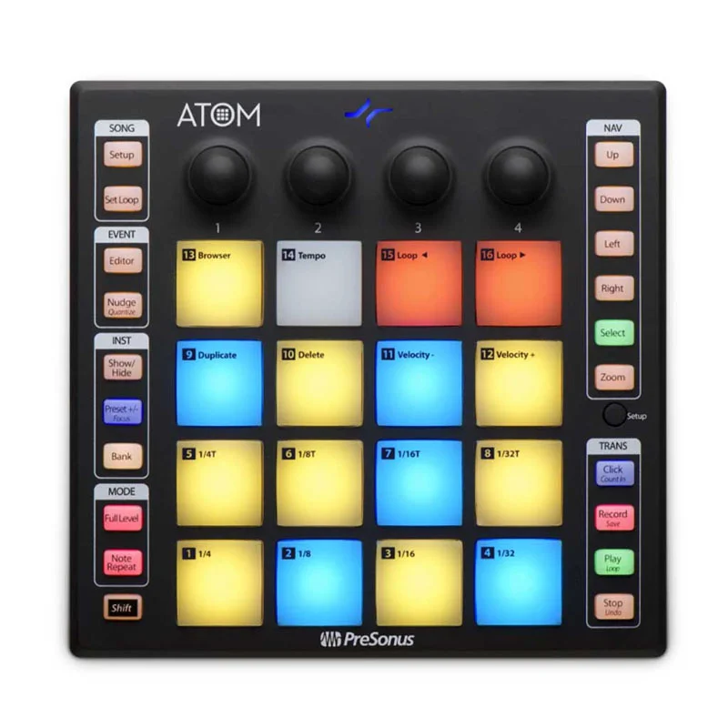 Bộ điều khiển PreSonus ATOM, USB 2.0,16 pad