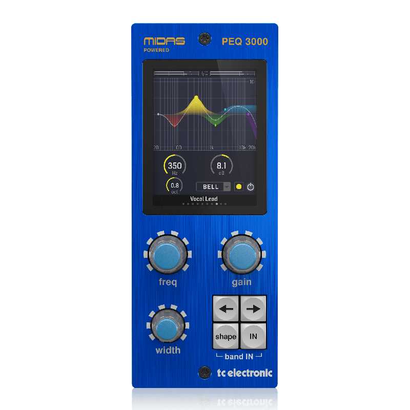 Ảnh minh họa Bộ điều khiển TC ELECTRONIC PEQ 3000 DT 1