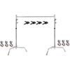 Bộ giá treo phông di động Inox 3.3m X 3M có bánh xe