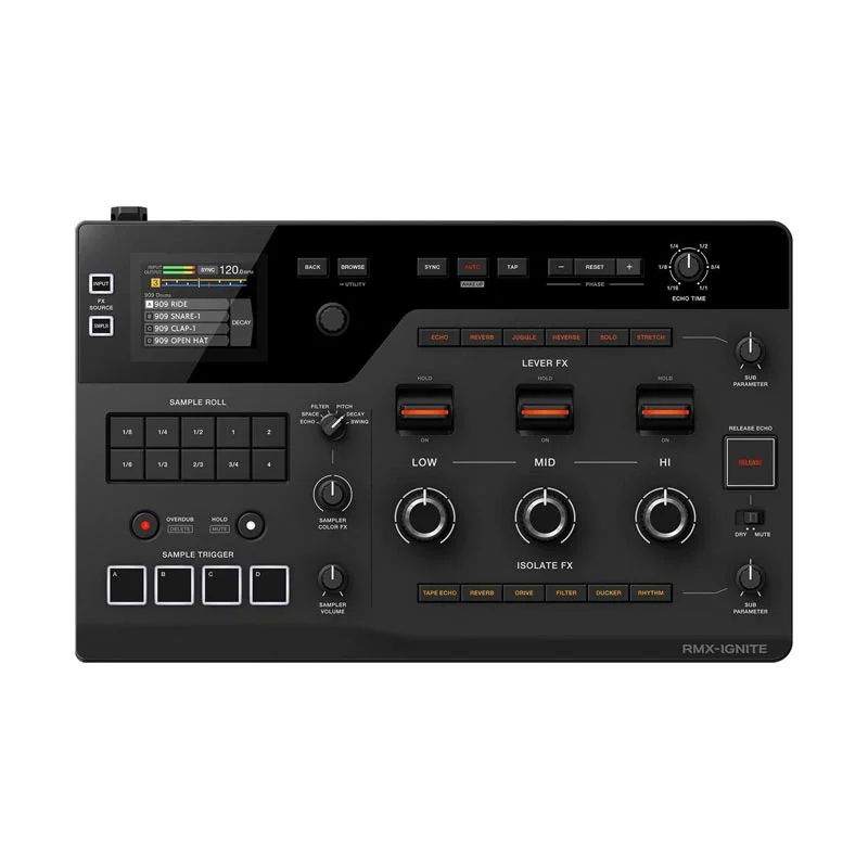 Bộ hiệu ứng AlphaTheta RMX-IGNITE, ESS 32 bit, Tần Số 20 Hz - 40 kHz
