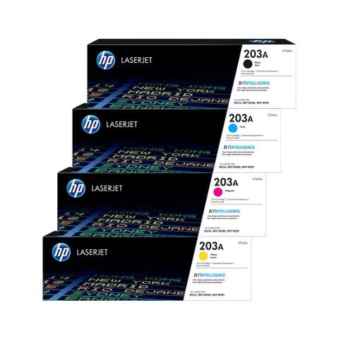 Bộ hộp mực LaserJet HP 203A đầy đủ màu