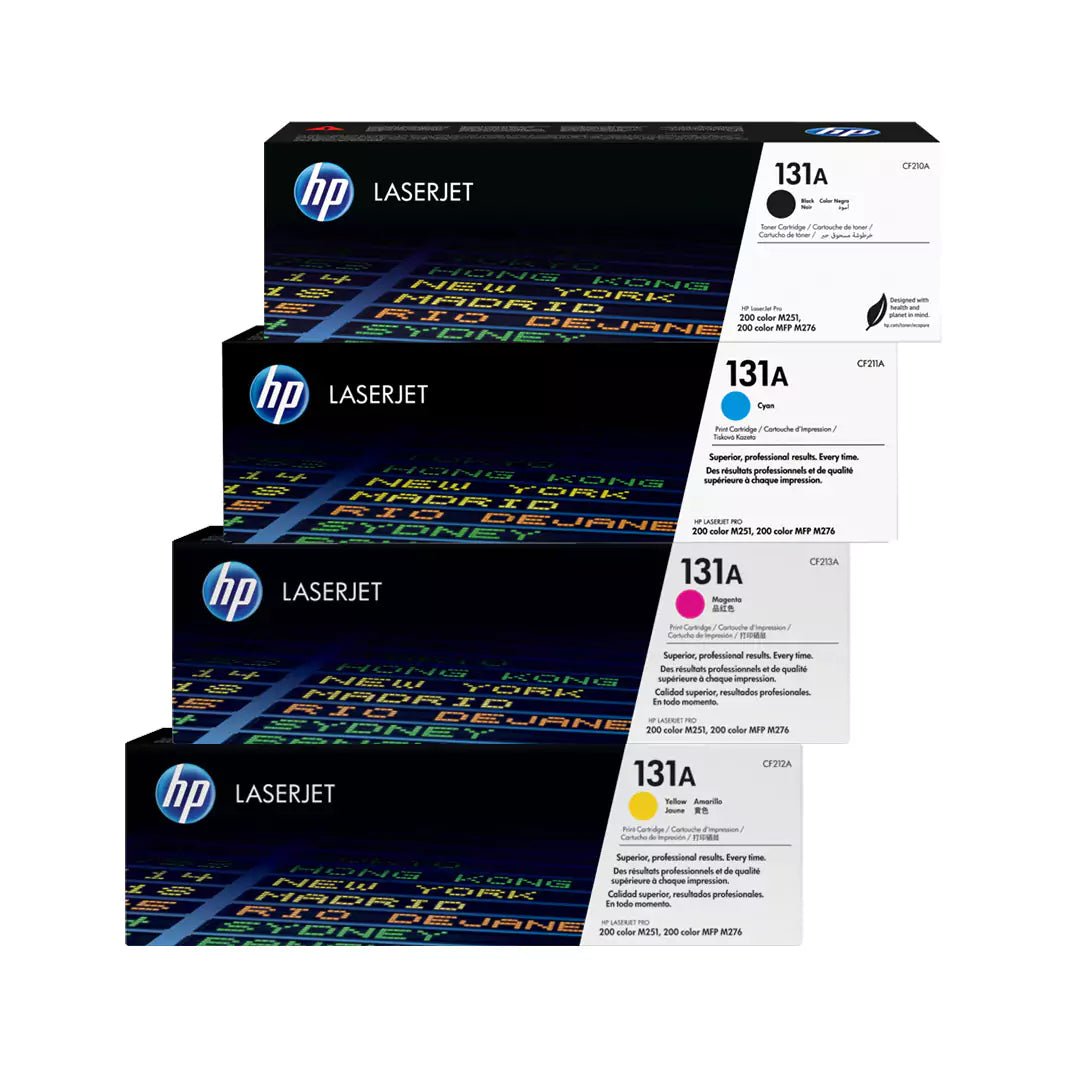 Bộ hộp mực Toner LaserJet HP 131A đầy đủ