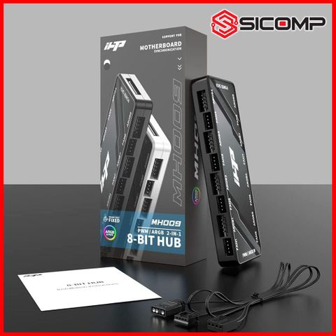Bộ Hub Điều Khiển Fan Ihtp Mh009 Pwm/ Argb (màu Đen)